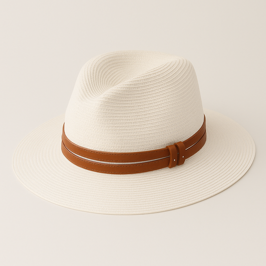 Sombrero Panamá 2025 Unisex – Minimalista, Artesanal, Paja Premium