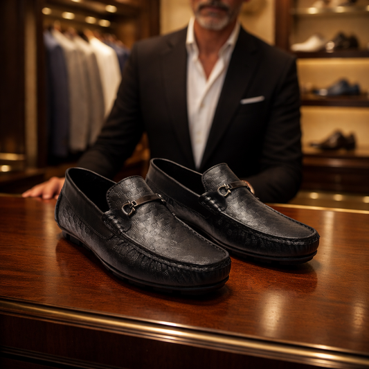 Mocasín Italiano Premium de Cuero para Hombre Hecho a Mano - Último Día de Promoción