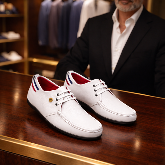 Zapato Driver Europeo Premium en Cuero Genuino Hecho a Mano