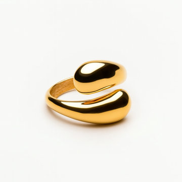 Anillo Puntos Bali Bañado en Oro de 18k – Ajustable