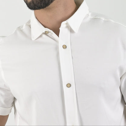 Camisa Chalis Premium de Cuello Clásico para Hombre